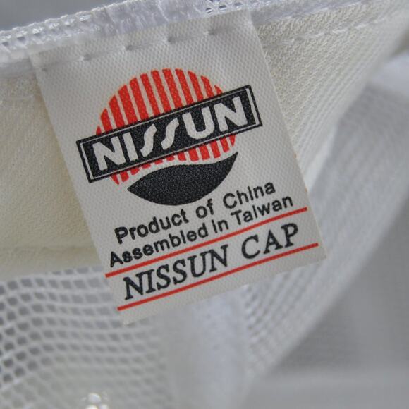 The Winston Vintage White Snap Back Trucker Hat - Picture 10 of 11